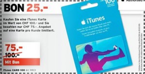 interdiscount itunes karte