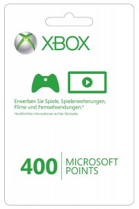 microsoft points 400 punkte