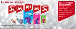 rewe itunes karten rabatt
