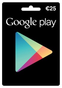 Google Play Geschenkkarte