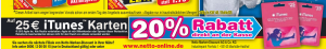 iTunes Karte Netto Aktion