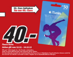 50€ itunes karte media markt