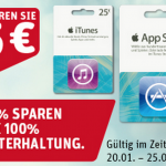 25€ iTunes Karte bei REWE