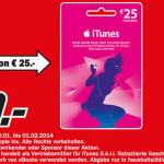 media markt 25€ itunes karte 2014