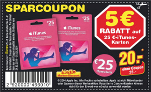 netto itunes karte sparcoupon