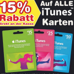 netto 15 prozent rabatt itunes karten