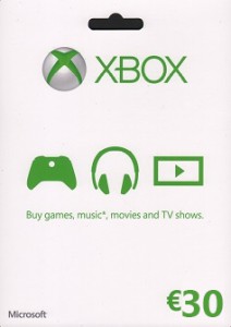 xbox live geschenkkarte 30€