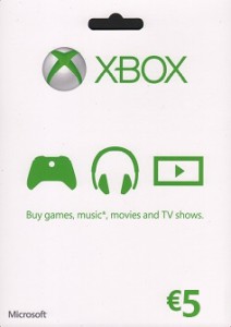 xbox live card 5 euro